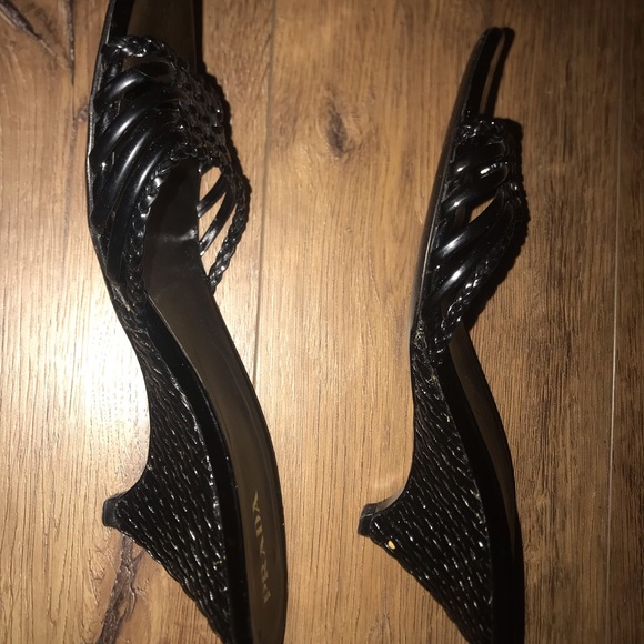 Black Prada Slides size 42 - Picture 6 of 6